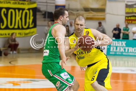  23.04.2016 RZESZOW <br />
KOSZYKOWKA 1 LIGA MEZCZYZN<br />
MECZ MAX ELEKTRO SOKOL LANCUT - LEGIA WARSZAWA <br />
N/Z RAFAL KULIKOWSKI MARCEL WILCZEK <br />
 
