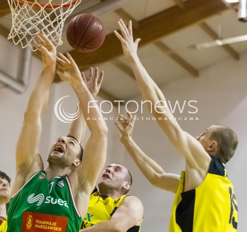  23.04.2016 RZESZOW <br />
KOSZYKOWKA 1 LIGA MEZCZYZN<br />
MECZ MAX ELEKTRO SOKOL LANCUT - LEGIA WARSZAWA <br />
N/Z MARCEL WILCZEK TOMASZ FORTUNA MACIEJ KLIMA <br />
 