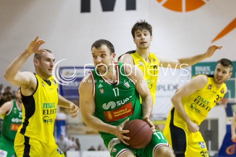  23.04.2016 RZESZOW <br />
KOSZYKOWKA 1 LIGA MEZCZYZN<br />
MECZ MAX ELEKTRO SOKOL LANCUT - LEGIA WARSZAWA <br />
N/Z MARCEL WILCZEK TOMASZ FORTUNA PRZEMYSLAW WRONA <br />
 