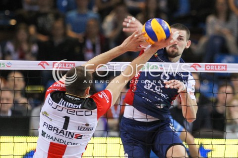  26.04.2016 RZESZOW<br />SIATKOWKA PLUSLIGA 2015/2016 MEN VOLLEYBALL POLAND POLISH PLUS LIGA LEAGUE SEASON 2015/2016 FINAL MATCH - MECZ NR 3<br />MECZ ASSECO RESOVIA RZESZOW - ZAKSA KEDZIERZYN KOZLE<br />N/Z DAWID KONARSKI <br /> 