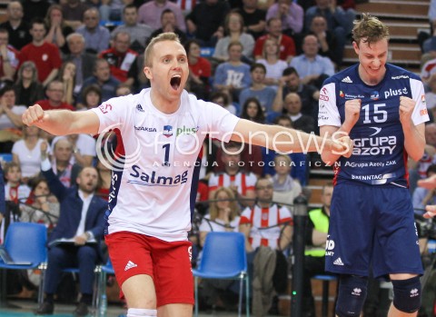  26.04.2016 RZESZOW<br />SIATKOWKA PLUSLIGA 2015/2016 MEN VOLLEYBALL POLAND POLISH PLUS LIGA LEAGUE SEASON 2015/2016 FINAL MATCH - MECZ NR 3<br />MECZ ASSECO RESOVIA RZESZOW - ZAKSA KEDZIERZYN KOZLE<br />N/Z PAWEL ZATORSKI RADOSC EMOCJE SYLWETKA <br /> 