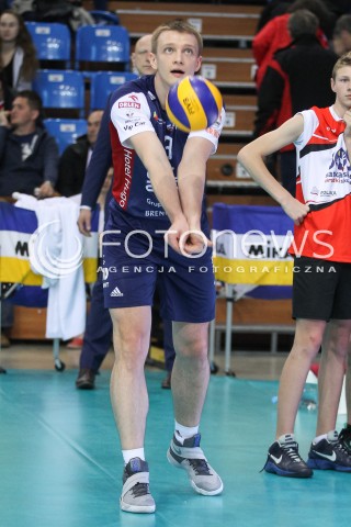  26.04.2016 RZESZOW<br />SIATKOWKA PLUSLIGA 2015/2016 MEN VOLLEYBALL POLAND POLISH PLUS LIGA LEAGUE SEASON 2015/2016 FINAL MATCH - MECZ NR 3<br />MECZ ASSECO RESOVIA RZESZOW - ZAKSA KEDZIERZYN KOZLE<br />N/Z LUKASZ WISNIEWSKI SYLWETKA <br /> 