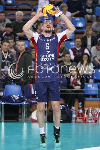  26.04.2016 RZESZOW<br />SIATKOWKA PLUSLIGA 2015/2016 MEN VOLLEYBALL POLAND POLISH PLUS LIGA LEAGUE SEASON 2015/2016 FINAL MATCH - MECZ NR 3<br />MECZ ASSECO RESOVIA RZESZOW - ZAKSA KEDZIERZYN KOZLE<br />N/Z DAWID KONARSKI SYLWETKA <br /> 