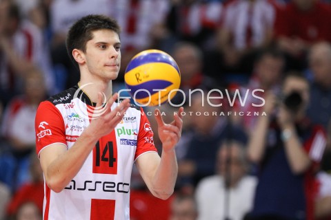  26.04.2016 RZESZOW<br />SIATKOWKA PLUSLIGA 2015/2016 MEN VOLLEYBALL POLAND POLISH PLUS LIGA LEAGUE SEASON 2015/2016 FINAL MATCH - MECZ NR 3<br />MECZ ASSECO RESOVIA RZESZOW - ZAKSA KEDZIERZYN KOZLE<br />N/Z ALEKSANDER SLIWKA SYLWETKA <br /> 