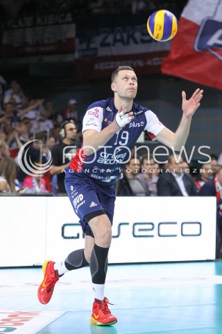  26.04.2016 RZESZOW<br />SIATKOWKA PLUSLIGA 2015/2016 MEN VOLLEYBALL POLAND POLISH PLUS LIGA LEAGUE SEASON 2015/2016 FINAL MATCH - MECZ NR 3<br />MECZ ASSECO RESOVIA RZESZOW - ZAKSA KEDZIERZYN KOZLE<br />N/Z PATRYK CZARNOWSKI SYLWETKA <br /> 