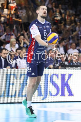  26.04.2016 RZESZOW<br />SIATKOWKA PLUSLIGA 2015/2016 MEN VOLLEYBALL POLAND POLISH PLUS LIGA LEAGUE SEASON 2015/2016 FINAL MATCH - MECZ NR 3<br />MECZ ASSECO RESOVIA RZESZOW - ZAKSA KEDZIERZYN KOZLE<br />N/Z DAWID KONARSKI SYLWETKA <br /> 