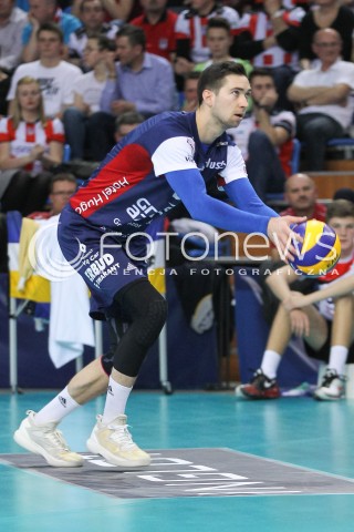  26.04.2016 RZESZOW<br />SIATKOWKA PLUSLIGA 2015/2016 MEN VOLLEYBALL POLAND POLISH PLUS LIGA LEAGUE SEASON 2015/2016 FINAL MATCH - MECZ NR 3<br />MECZ ASSECO RESOVIA RZESZOW - ZAKSA KEDZIERZYN KOZLE<br />N/Z KEVIN TILLIE SYLWETKA <br /> 