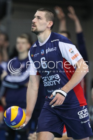  26.04.2016 RZESZOW<br />SIATKOWKA PLUSLIGA 2015/2016 MEN VOLLEYBALL POLAND POLISH PLUS LIGA LEAGUE SEASON 2015/2016 FINAL MATCH - MECZ NR 3<br />MECZ ASSECO RESOVIA RZESZOW - ZAKSA KEDZIERZYN KOZLE<br />N/Z DAWID KONARSKI SYLWETKA <br /> 