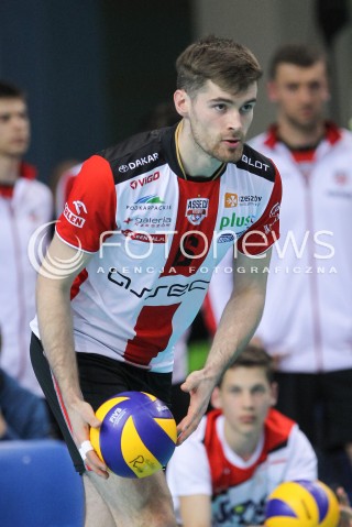  26.04.2016 RZESZOW<br />SIATKOWKA PLUSLIGA 2015/2016 MEN VOLLEYBALL POLAND POLISH PLUS LIGA LEAGUE SEASON 2015/2016 FINAL MATCH - MECZ NR 3<br />MECZ ASSECO RESOVIA RZESZOW - ZAKSA KEDZIERZYN KOZLE<br />N/Z DAWID DRYJA SYLWETKA <br /> 