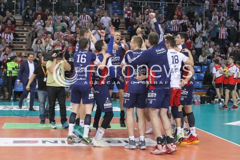  26.04.2016 RZESZOW<br />SIATKOWKA PLUSLIGA 2015/2016 MEN VOLLEYBALL POLAND POLISH PLUS LIGA LEAGUE SEASON 2015/2016 FINAL MATCH - MECZ NR 3<br />MECZ ASSECO RESOVIA RZESZOW - ZAKSA KEDZIERZYN KOZLE<br />ZAKSA KEDZIERZYN KOZLE MISTRZEM POLSKI<br />N/Z RADOSC SIATKARZY ZAKSY KEDZIERZYN KOZLE PO ZDOBYCIU MISTRZOSTWA POLSKI<br /> 
