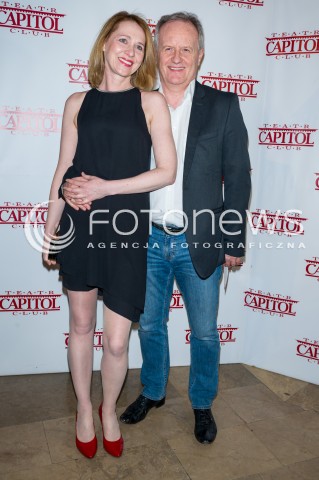  26.04.2016 WARSZAWA TEATR CAPITOL<br />PREMIERA HAWAJE<br />N/Z ALEKSANDER MIKOLAJCZAK Z ZONA PARTNERKA KOBIETA<br /> 