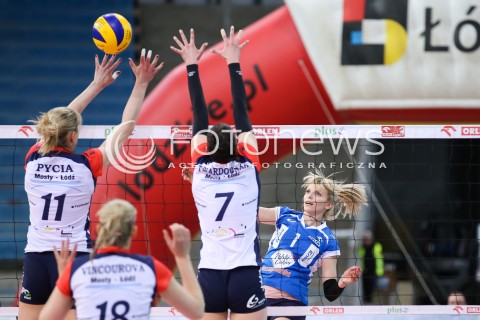  28.04.2016 LODZ SIATKOWKA ORLEN LIGA DRUGA RUNDA PLAY OFF SEZON 2015/2016 <br />
BEEF MASTER BUDOWLANI LODZ - POLSKI CUKIER MUSZYNIANKA ENEA <br />
N/Z NATALIA SKRZYPKOWSKA<br />
 