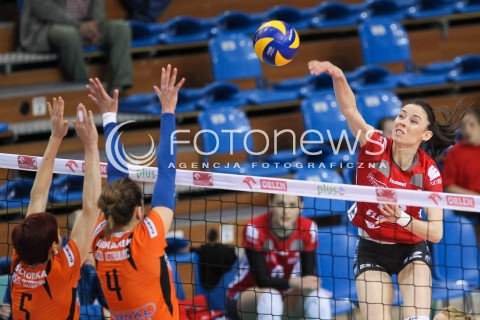  29.04.2016 RZESZOW<br />SIATKOWKA ORLEN LIGA 2015/2016 WOMEN VOLLEYBALL POLAND POLISH ORLENLIGA LEAGUE SEASON 2015/2016<br />MECZ DEVELOPRES SKYRES RZESZOW - KSZO OSTROWIEC <br />N/Z MAGDA JAGODZINSKA <br /> 