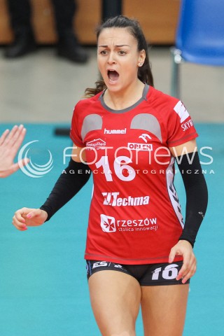  29.04.2016 RZESZOW<br />SIATKOWKA ORLEN LIGA 2015/2016 WOMEN VOLLEYBALL POLAND POLISH ORLENLIGA LEAGUE SEASON 2015/2016<br />MECZ DEVELOPRES SKYRES RZESZOW - KSZO OSTROWIEC <br />N/Z VESELA BONCHEVA RADOSC EMOCJE SYLWETKA <br /> 