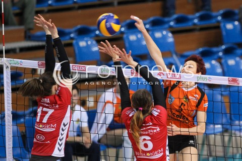  29.04.2016 RZESZOW<br />SIATKOWKA ORLEN LIGA 2015/2016 WOMEN VOLLEYBALL POLAND POLISH ORLENLIGA LEAGUE SEASON 2015/2016<br />MECZ DEVELOPRES SKYRES RZESZOW - KSZO OSTROWIEC <br />N/Z DOROTA SCIURKA <br /> 