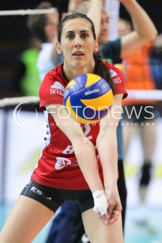  29.04.2016 RZESZOW<br />SIATKOWKA ORLEN LIGA 2015/2016 WOMEN VOLLEYBALL POLAND POLISH ORLENLIGA LEAGUE SEASON 2015/2016<br />MECZ DEVELOPRES SKYRES RZESZOW - KSZO OSTROWIEC <br />N/Z ANA OTASEVIC SYLWETKA <br /> 