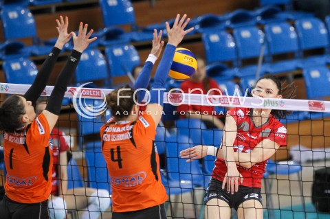  29.04.2016 RZESZOW<br />SIATKOWKA ORLEN LIGA 2015/2016 WOMEN VOLLEYBALL POLAND POLISH ORLENLIGA LEAGUE SEASON 2015/2016<br />MECZ DEVELOPRES SKYRES RZESZOW - KSZO OSTROWIEC <br />N/Z MAGDA JAGODZINSKA <br /> 