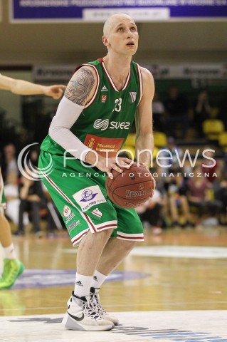  07.05.2016 KROSNO <br />KOSZYKOWKA 1 LIGA MEZCZYZN <br />MECZ FINALOWY O AWANS DO TAURON BASKET LIGI <br />MECZ MIASTO SZKLA KROSNO - LEGIA WARSZAWA <br />N/Z GRZEGORZ KUKIELKA SYLWETKA <br /> 