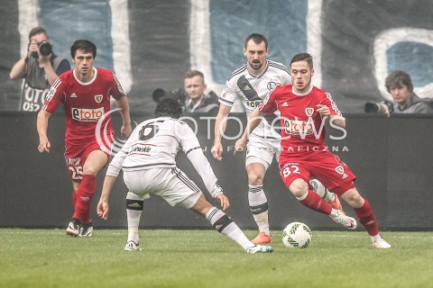  08.05.2016 WARSZAWA PILKA NOZNA <br />FOOTBALL EKSTRAKLASA STADION LEGII<br />MECZ LEGIA WARSZAWA - PIAST GLIWICE<br />N/Z MARTIN BUKATA MICHAL KUCHARCZYK<br /> 