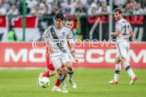  08.05.2016 WARSZAWA PILKA NOZNA <br />FOOTBALL EKSTRAKLASA STADION LEGII<br />MECZ LEGIA WARSZAWA - PIAST GLIWICE<br />N/Z GUILHERME<br /> 