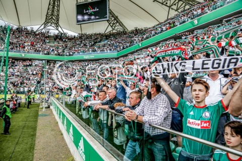 08.05.2016 WARSZAWA PILKA NOZNA <br />FOOTBALL EKSTRAKLASA STADION LEGII<br />MECZ LEGIA WARSZAWA - PIAST GLIWICE<br />N/Z KIBICE LEGII WARSZAWA<br /> 