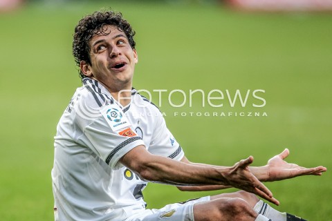  08.05.2016 WARSZAWA PILKA NOZNA <br />FOOTBALL EKSTRAKLASA STADION LEGII<br />MECZ LEGIA WARSZAWA - PIAST GLIWICE<br />N/Z RADOSC USMIECH GUILHERME<br /> 