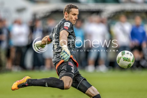  08.05.2016 WARSZAWA PILKA NOZNA <br />FOOTBALL EKSTRAKLASA STADION LEGII<br />MECZ LEGIA WARSZAWA - PIAST GLIWICE<br />N/Z JAKUB SZMATULA SYLWETKA<br /> 