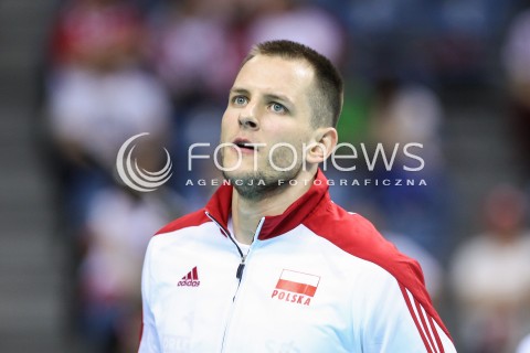 17.05.2016 KRAKOW (TAURON ARENA) <br />XIV MEMORIAL HUBERTA JERZEGO WAGNERA <br />MECZ POLSKA - BULGARIA ( MATCH POLAND - BULGARIA ) <br />N/Z BARTOSZ KUREK ROZGRZEWKA SYLWETKA <br /> 