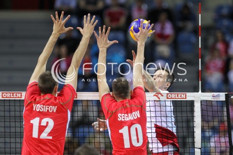  17.05.2016 KRAKOW (TAURON ARENA) <br />XIV MEMORIAL HUBERTA JERZEGO WAGNERA <br />MECZ POLSKA - BULGARIA ( MATCH POLAND - BULGARIA ) <br />N/Z RAFAL BUSZEK<br /> 
