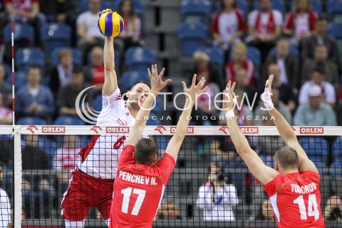  17.05.2016 KRAKOW (TAURON ARENA) <br />XIV MEMORIAL HUBERTA JERZEGO WAGNERA <br />MECZ POLSKA - BULGARIA ( MATCH POLAND - BULGARIA ) <br />N/Z BARTOSZ KUREK <br /> 