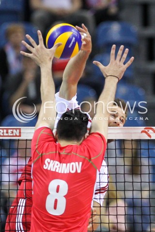  17.05.2016 KRAKOW (TAURON ARENA) <br />XIV MEMORIAL HUBERTA JERZEGO WAGNERA <br />MECZ POLSKA - BULGARIA ( MATCH POLAND - BULGARIA ) <br />N/Z MICHAL KUBIAK<br /> 
