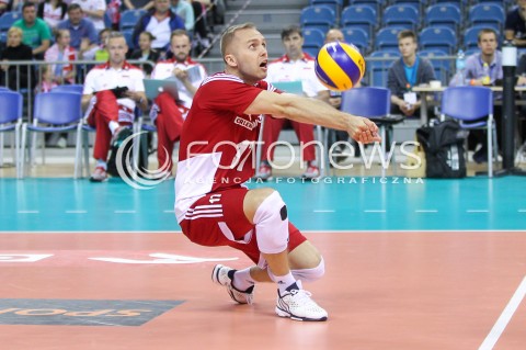  17.05.2016 KRAKOW (TAURON ARENA) <br />XIV MEMORIAL HUBERTA JERZEGO WAGNERA <br />MECZ POLSKA - BULGARIA ( MATCH POLAND - BULGARIA ) <br />N/Z PAWEL ZATORSKI SYLWETKA <br /> 