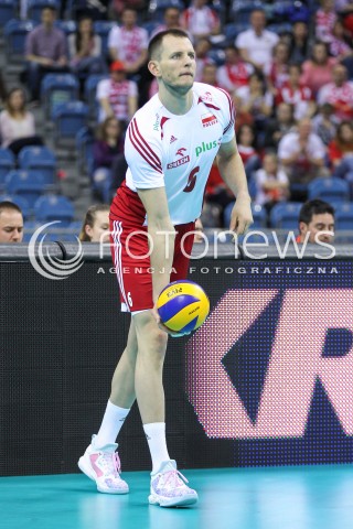  17.05.2016 KRAKOW (TAURON ARENA) <br />XIV MEMORIAL HUBERTA JERZEGO WAGNERA <br />MECZ POLSKA - BULGARIA ( MATCH POLAND - BULGARIA ) <br />N/Z BARTOSZ KUREK SYLWETKA <br /> 