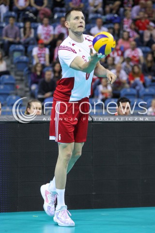 17.05.2016 KRAKOW (TAURON ARENA) <br />XIV MEMORIAL HUBERTA JERZEGO WAGNERA <br />MECZ POLSKA - BULGARIA ( MATCH POLAND - BULGARIA ) <br />N/Z BARTOSZ KUREK SYLWETKA <br /> 