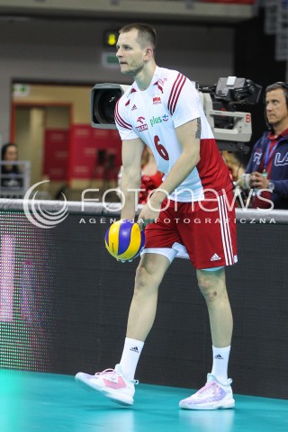  17.05.2016 KRAKOW (TAURON ARENA) <br />XIV MEMORIAL HUBERTA JERZEGO WAGNERA <br />MECZ POLSKA - BULGARIA ( MATCH POLAND - BULGARIA ) <br />N/Z BARTOSZ KUREK SYLWETKA <br /> 