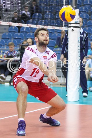  17.05.2016 KRAKOW (TAURON ARENA) <br />XIV MEMORIAL HUBERTA JERZEGO WAGNERA <br />MECZ POLSKA - BULGARIA ( MATCH POLAND - BULGARIA ) <br />N/Z GRZEGORZ LOMACZ SYLWETKA <br /> 