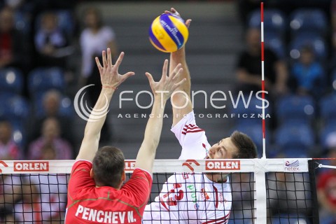  17.05.2016 KRAKOW (TAURON ARENA) <br />XIV MEMORIAL HUBERTA JERZEGO WAGNERA <br />MECZ POLSKA - BULGARIA ( MATCH POLAND - BULGARIA ) <br />N/Z MICHAL KUBIAK <br /> 