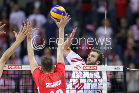  17.05.2016 KRAKOW (TAURON ARENA) <br />XIV MEMORIAL HUBERTA JERZEGO WAGNERA <br />MECZ POLSKA - BULGARIA ( MATCH POLAND - BULGARIA ) <br />N/Z MATEUSZ MIKA <br /> 