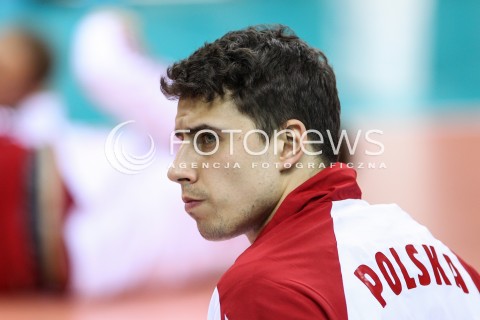  17.05.2016 KRAKOW (TAURON ARENA) <br />XIV MEMORIAL HUBERTA JERZEGO WAGNERA <br />MECZ POLSKA - BULGARIA ( MATCH POLAND - BULGARIA ) <br />N/Z FABIAN DRZYZGA SYLWETKA <br /> 