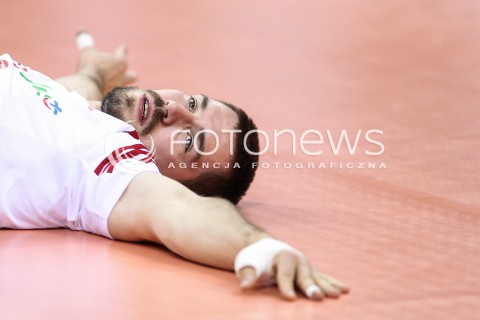  17.05.2016 KRAKOW (TAURON ARENA) <br />XIV MEMORIAL HUBERTA JERZEGO WAGNERA <br />MECZ POLSKA - BULGARIA ( MATCH POLAND - BULGARIA ) <br />N/Z DAWID KONARSKI SYLWETKA <br /> 