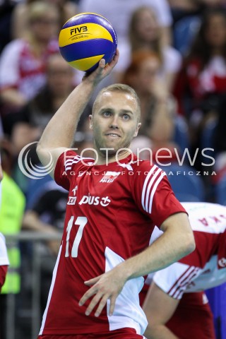  17.05.2016 KRAKOW (TAURON ARENA) <br />XIV MEMORIAL HUBERTA JERZEGO WAGNERA <br />MECZ POLSKA - BULGARIA ( MATCH POLAND - BULGARIA ) <br />N/Z PAWEL ZATORSKI SYLWETKA <br /> 
