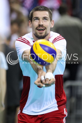  17.05.2016 KRAKOW (TAURON ARENA) <br />XIV MEMORIAL HUBERTA JERZEGO WAGNERA <br />MECZ POLSKA - BULGARIA ( MATCH POLAND - BULGARIA ) <br />N/Z DAWID KONARSKI SYLWETKA <br /> 