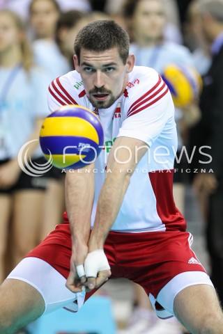  17.05.2016 KRAKOW (TAURON ARENA) <br />XIV MEMORIAL HUBERTA JERZEGO WAGNERA <br />MECZ POLSKA - BULGARIA ( MATCH POLAND - BULGARIA ) <br />N/Z DAWID KONARSKI SYLWETKA <br /> 