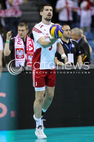  17.05.2016 KRAKOW (TAURON ARENA) <br />XIV MEMORIAL HUBERTA JERZEGO WAGNERA <br />MECZ POLSKA - BULGARIA ( MATCH POLAND - BULGARIA ) <br />N/Z DAWID KONARSKI SYLWETKA <br /> 