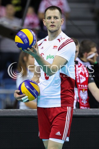  17.05.2016 KRAKOW (TAURON ARENA) <br />XIV MEMORIAL HUBERTA JERZEGO WAGNERA <br />MECZ POLSKA - BULGARIA ( MATCH POLAND - BULGARIA ) <br />N/Z BARTOSZ KUREK SYLWETKA <br /> 