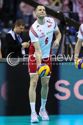  17.05.2016 KRAKOW (TAURON ARENA) <br />XIV MEMORIAL HUBERTA JERZEGO WAGNERA <br />MECZ POLSKA - BULGARIA ( MATCH POLAND - BULGARIA ) <br />N/Z BARTOSZ KUREK SYLWETKA <br /> 