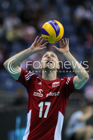  17.05.2016 KRAKOW (TAURON ARENA) <br />XIV MEMORIAL HUBERTA JERZEGO WAGNERA <br />MECZ POLSKA - BULGARIA ( MATCH POLAND - BULGARIA ) <br />N/Z PAWEL ZATORSKI SYLWETKA <br /> 