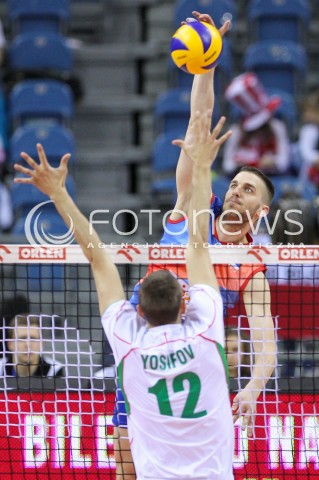  18.05.2016 KRAKOW (TAURON ARENA) <br />XIV MEMORIAL HUBERTA JERZEGO WAGNERA <br />MECZ POLSKA - BELGIA ( MATCH POLAND - BELGIUM ) <br />N/Z MILAN KATIC <br /> 