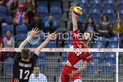  18.05.2016 KRAKOW (TAURON ARENA) <br />XIV MEMORIAL HUBERTA JERZEGO WAGNERA <br />MECZ POLSKA - BELGIA ( MATCH POLAND - BELGIUM ) <br />N/Z MATEUSZ MIKA <br /> 