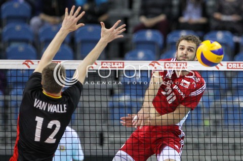  18.05.2016 KRAKOW (TAURON ARENA) <br />XIV MEMORIAL HUBERTA JERZEGO WAGNERA <br />MECZ POLSKA - BELGIA ( MATCH POLAND - BELGIUM ) <br />N/Z MATEUSZ MIKA <br /> 